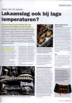 Marcel Zuidgeest in het AMT magazine maart 2014