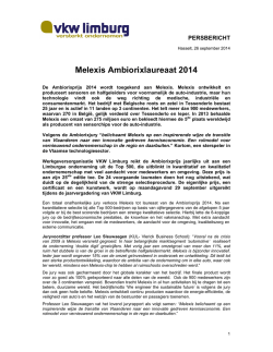 Melexis Ambiorixlaureaat 2014