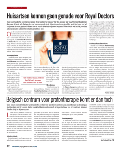 Huisartsen kennen geen genade voor Royal Doctors