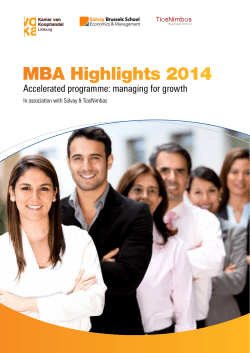 MBA Highlights 2014