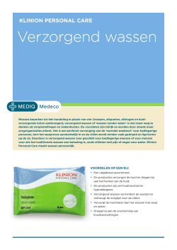 KPC Verzorgend wassen - Product Catalogus
