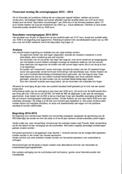 financieel verslag 2013