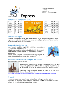 Express 5 van 6 november 2014