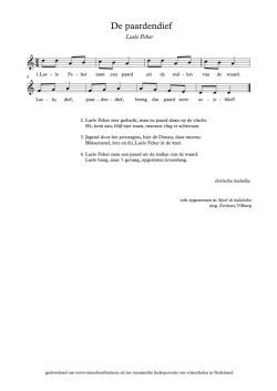 Bladmuziek afdrukken - Vrijeschoolliederen