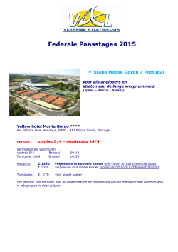 Federale Paasstages 2015