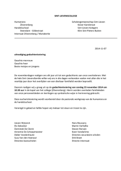 Download (PDF, 178KB) - Sint-Lievenscollege Humaniora