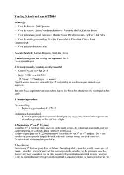 donderdag 6 februari 2014