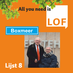 lokaal folder LOF Boxmeer - De Lokaal Onafhankelijke Fractie