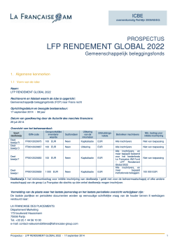 LFP Rendement Global 2022 Prospectus