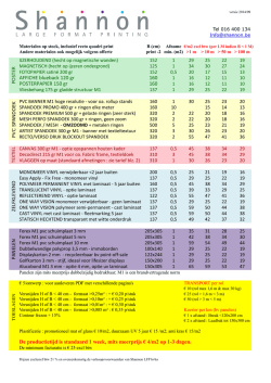 Download hier onze prijslijst per m2 voor stockmaterialen