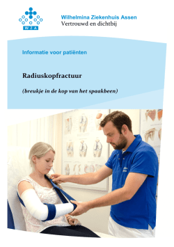 Radiuskopfractuur (breukje in de kop van het spaakbeen)