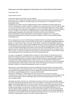 Landelijk Roma Platform Nederland Ronde Tafel RSW 29