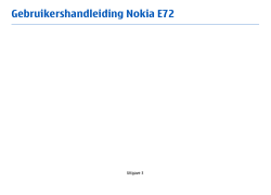 Gebruikershandleiding Nokia E72