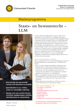 Staats- en bestuursrecht - LLM