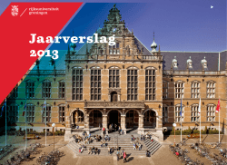 Jaarverslag 2013 - Rijksuniversiteit Groningen