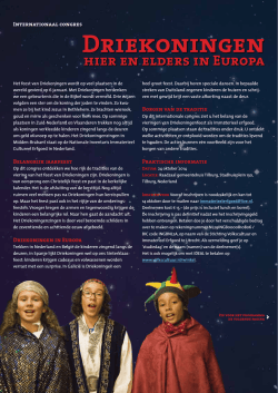 Internationaal congres Driekoningen