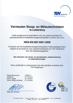 NEN-EN-ISO 9001:2008
