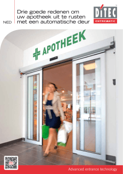 automatische deur Apotheek