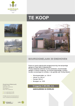 Download brochure - Oosterbosch Makelaardij