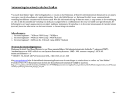 Interneringskaarten Jacob den Bakker