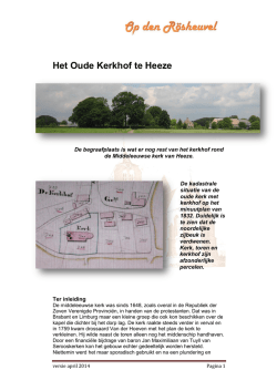 Het Oude Kerkhof te Heeze
