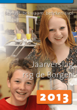 jaarverslag 2013