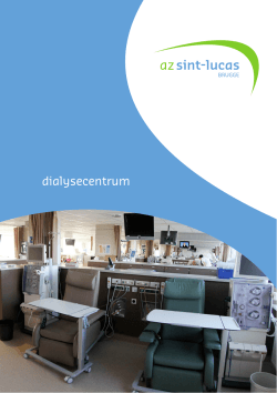 patiëntenwijzer dialysecentrum - AZ Sint