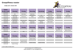 Download hier uw groepslesrooster