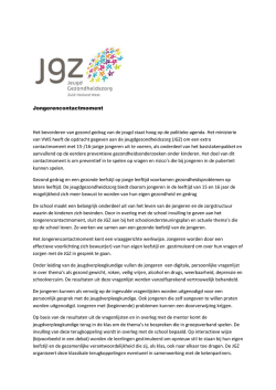 Jongerencontactmoment Het bevorderen van