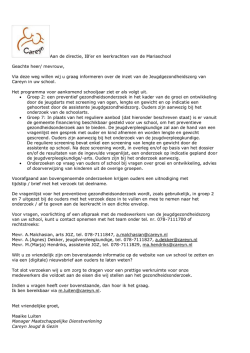 JGZ Brief - Mariaschool