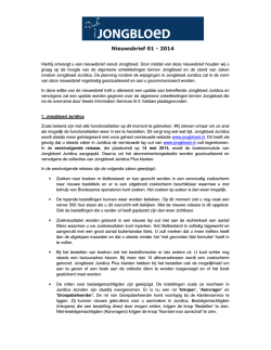 Nieuwsbrief 01 - 2014