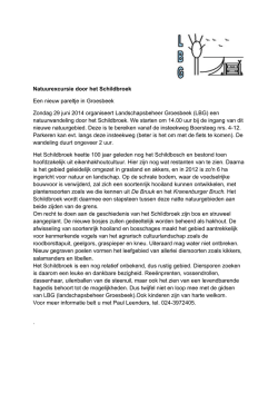 Meer info - Stichting Landschap Ooijpolder