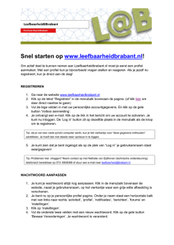Handleiding &ndash; Starten met Digitaal Platform