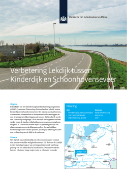 Factsheet Lekdijk KIS