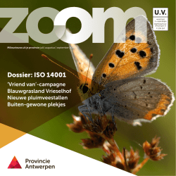Dossier: ISO 14001 - Provincie Antwerpen