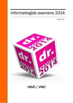 Informatiegids examens 2014