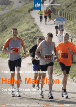 Route NMK Halve Marathon 24 September 2014