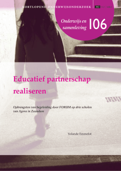 Educatief partnerschap realiseren