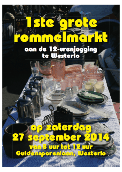 gloednieuwe rommelmarkt