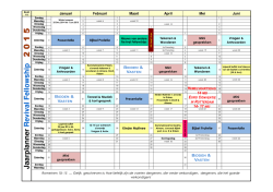 jaarplanner 2015 - De Revival Fellowship Nederland
