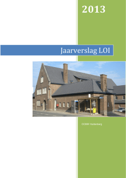 Jaarverslag LOI