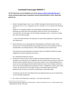 LET OP: Op de site van het handboek voor leraren (www.coutinho.nl