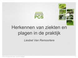 Herkennen van ziekten en plagen in de praktijk