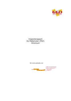Inspectierapport De Mallemolen (PSZ) Hilversum