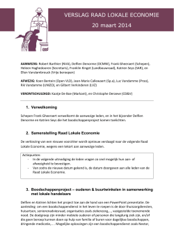 verslag van 20 maart 2014 - Gemeente Langemark