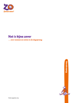 Het is bijna zover