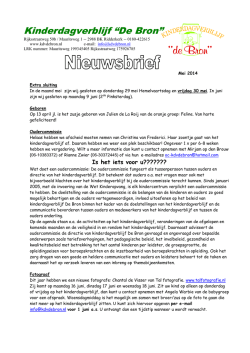 Kinderdagverblijf “De Bron”