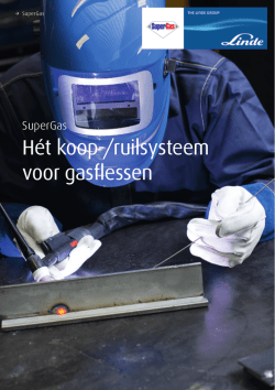 H&eacute;t koop-/ruilsysteem voor gasflessen
