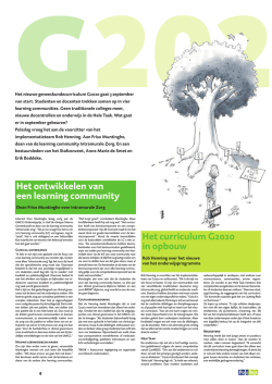Het ontwikkelen van een learning community