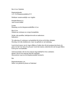 Kat-A-Lax | bijsluiter Registratiehouder: A.A.